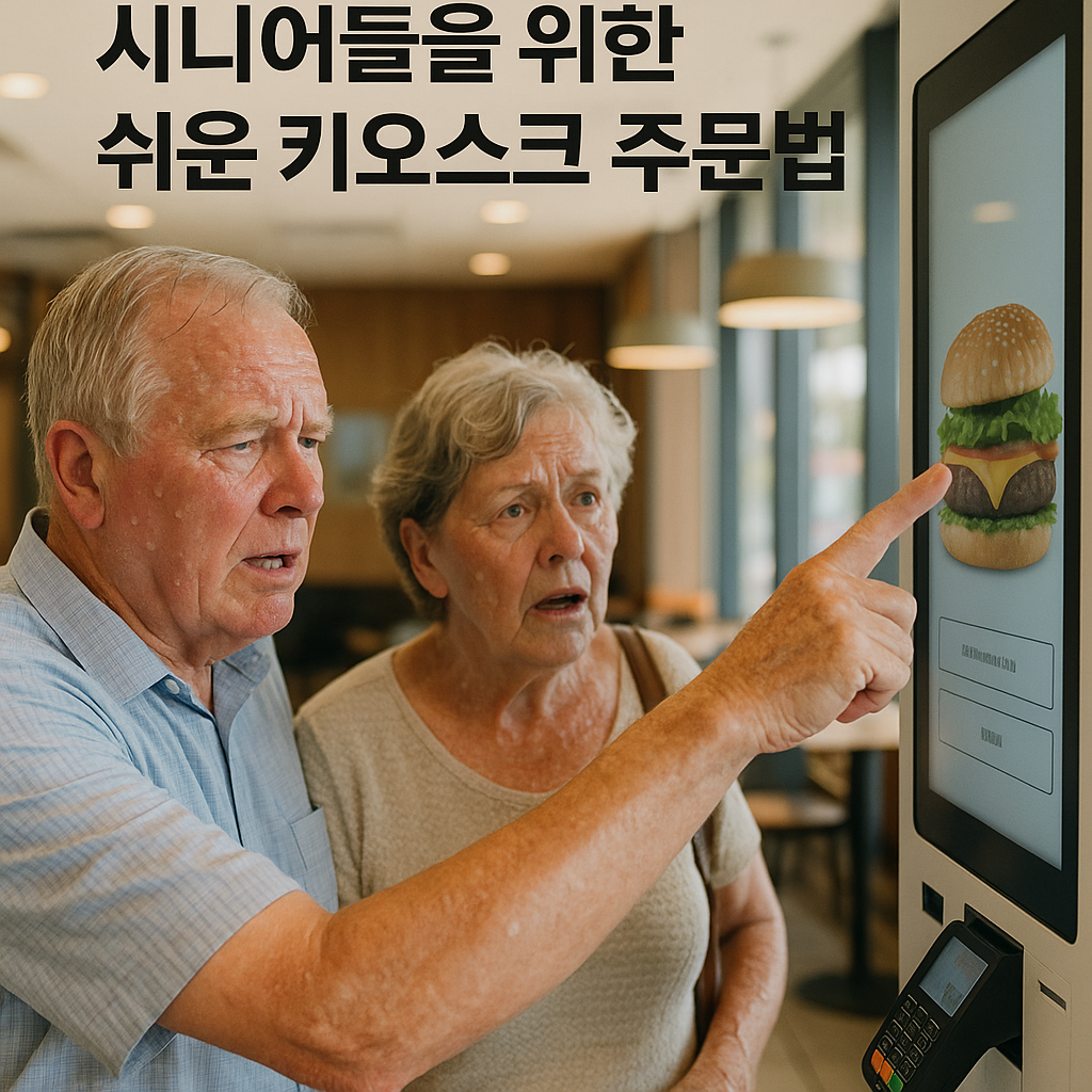 시니어들을 위한 쉬운 키오스크 주문법- 나도 키오스크에서 주문한다!