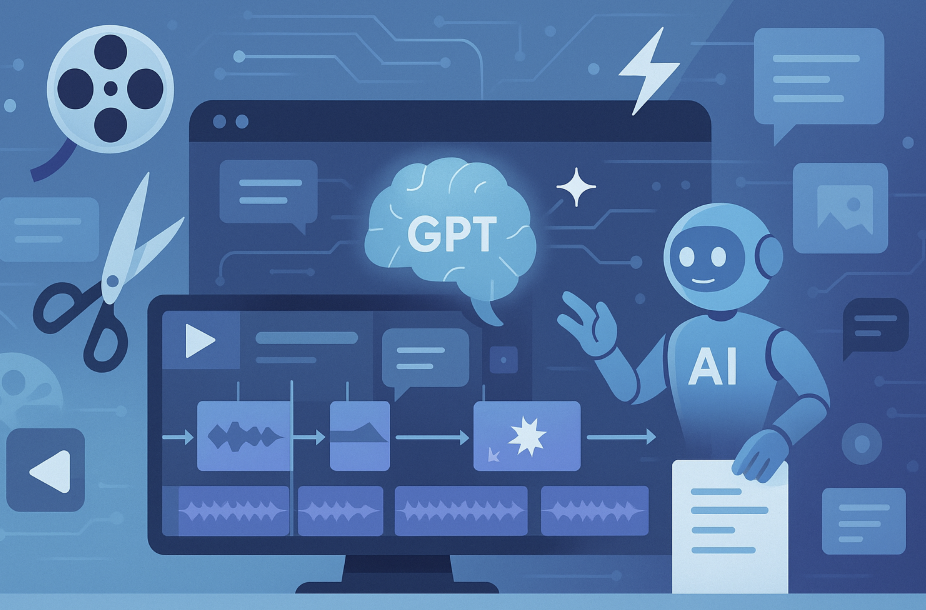 AI 기술을 활용한 영상편집 (이미지)