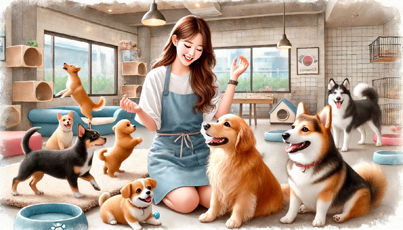 강아지 호텔에 대한 이미지