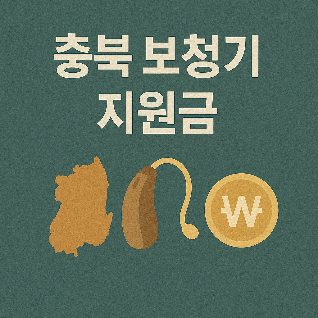 충북 보청기 지원금