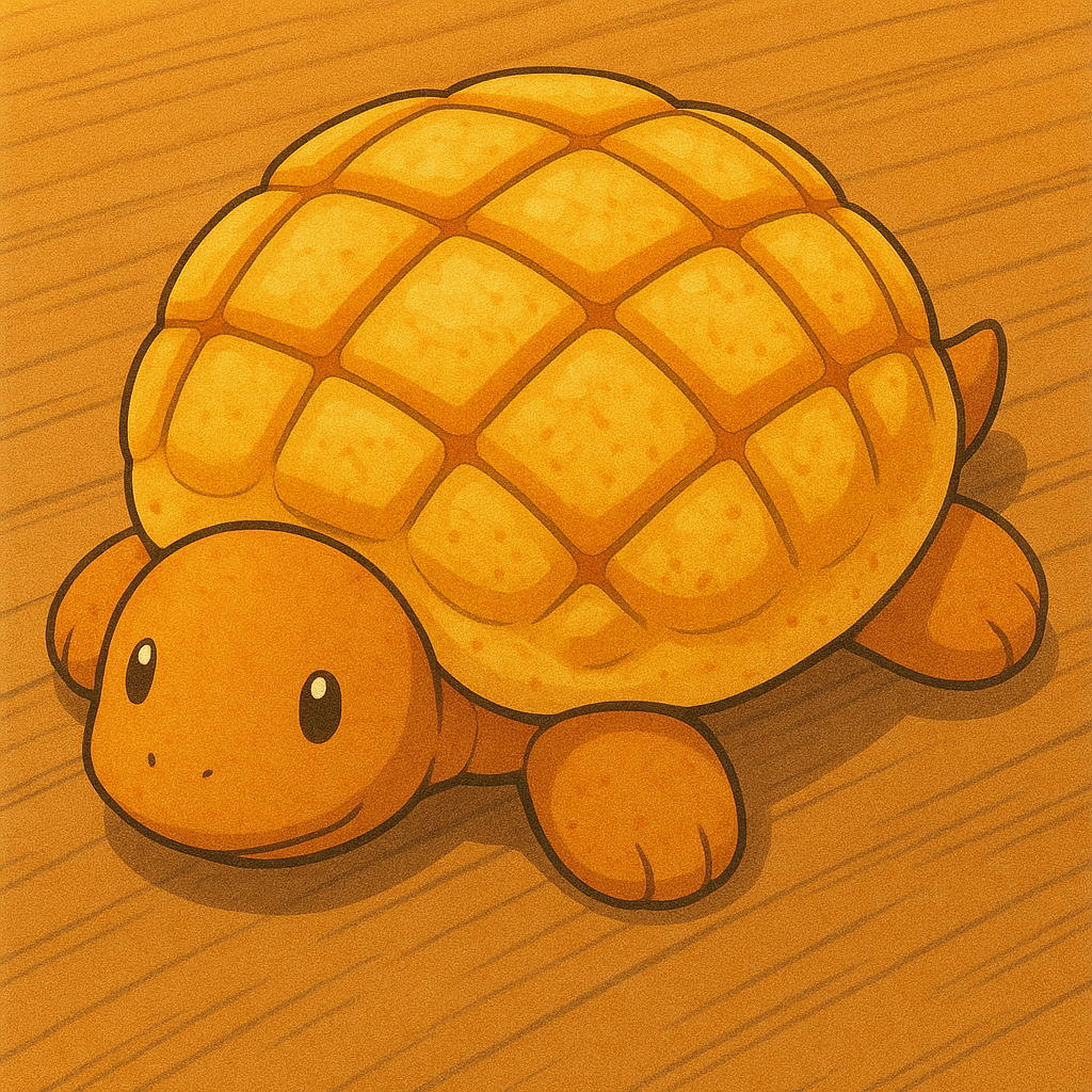 따끈따끈한 거북이 모양 빵