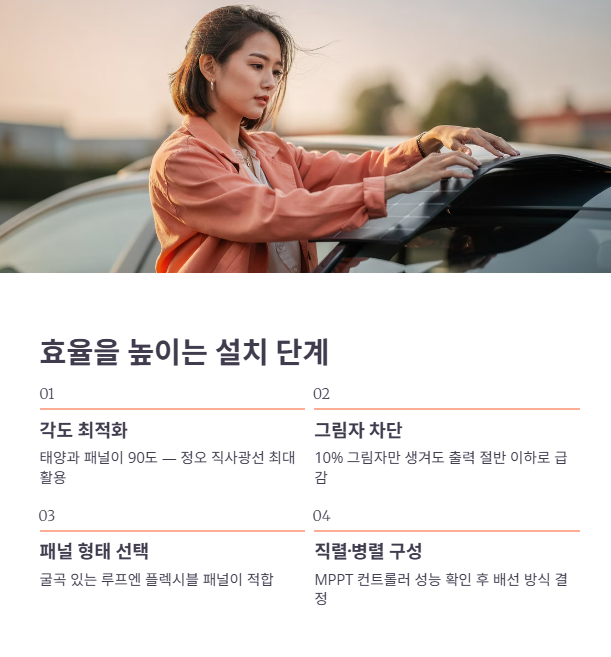 효율을 높이는 실제 설치 단계