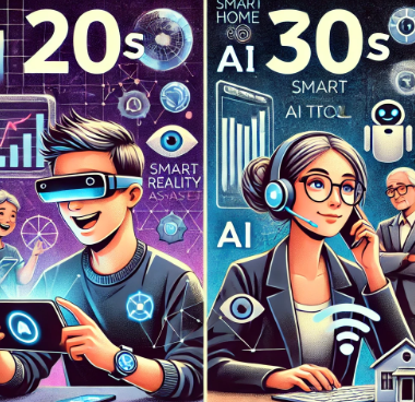 AI 도입 후, 20대와 30대 청년 차이점