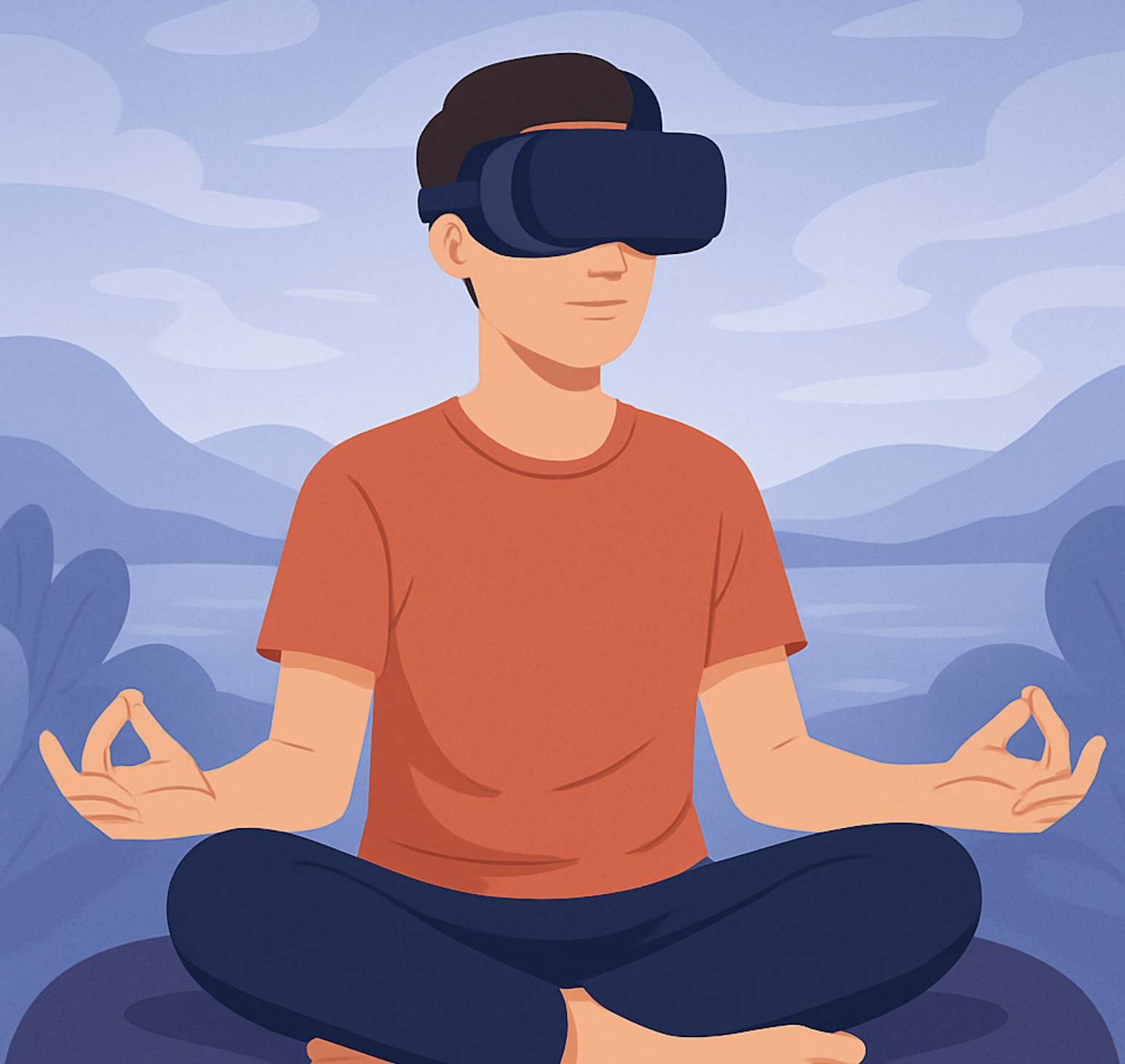 가상현실을 이용한 명상과 스트레스 관리의 실제 효과