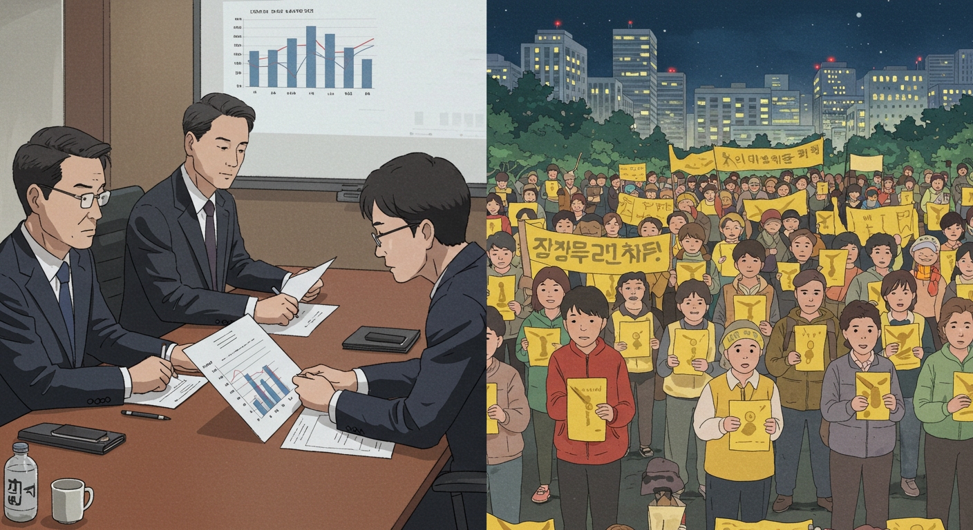 기업계의 우려와 시민사회의 지지가 대비된 장면