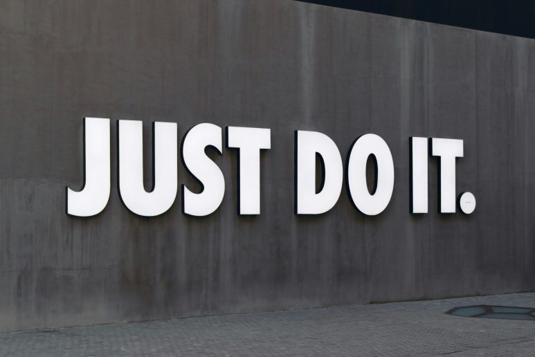 "Just Do It" 슬로건