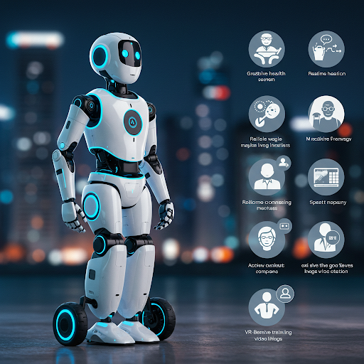 고령 친화 도시의 비서 겸 집사 AI 가정 돌봄 로봇