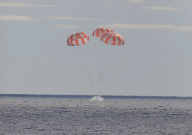 아르테미스1호가 무사히 지구로 귀환