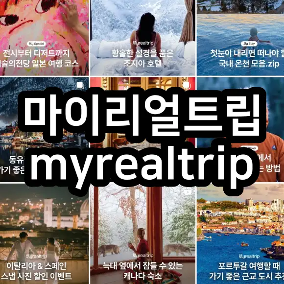 마이리얼트립 스타트업 소개
