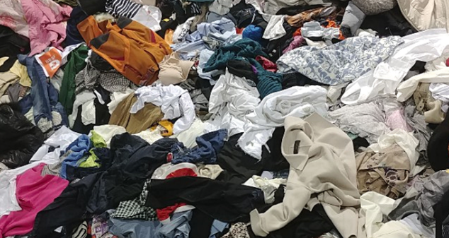 헌옷 수거 모습