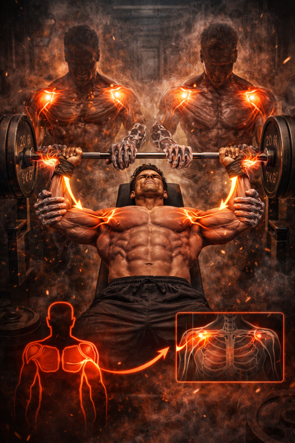 왜 벤치프레스를 하는데 가슴이 아니라 어깨만 커지는가