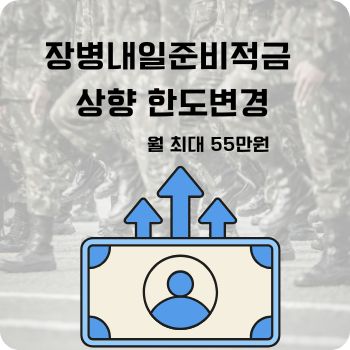 장병내일준비적금 상향 한도변경