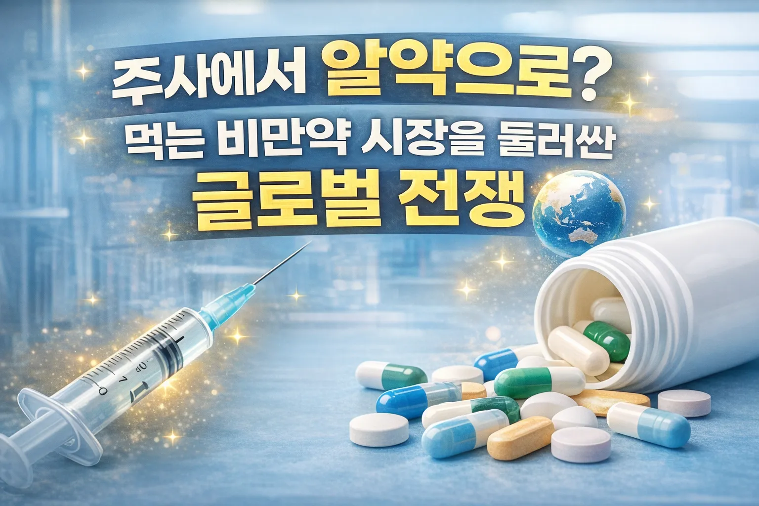 먹는 비만약 시장을 둘러싼 글로벌 전쟁