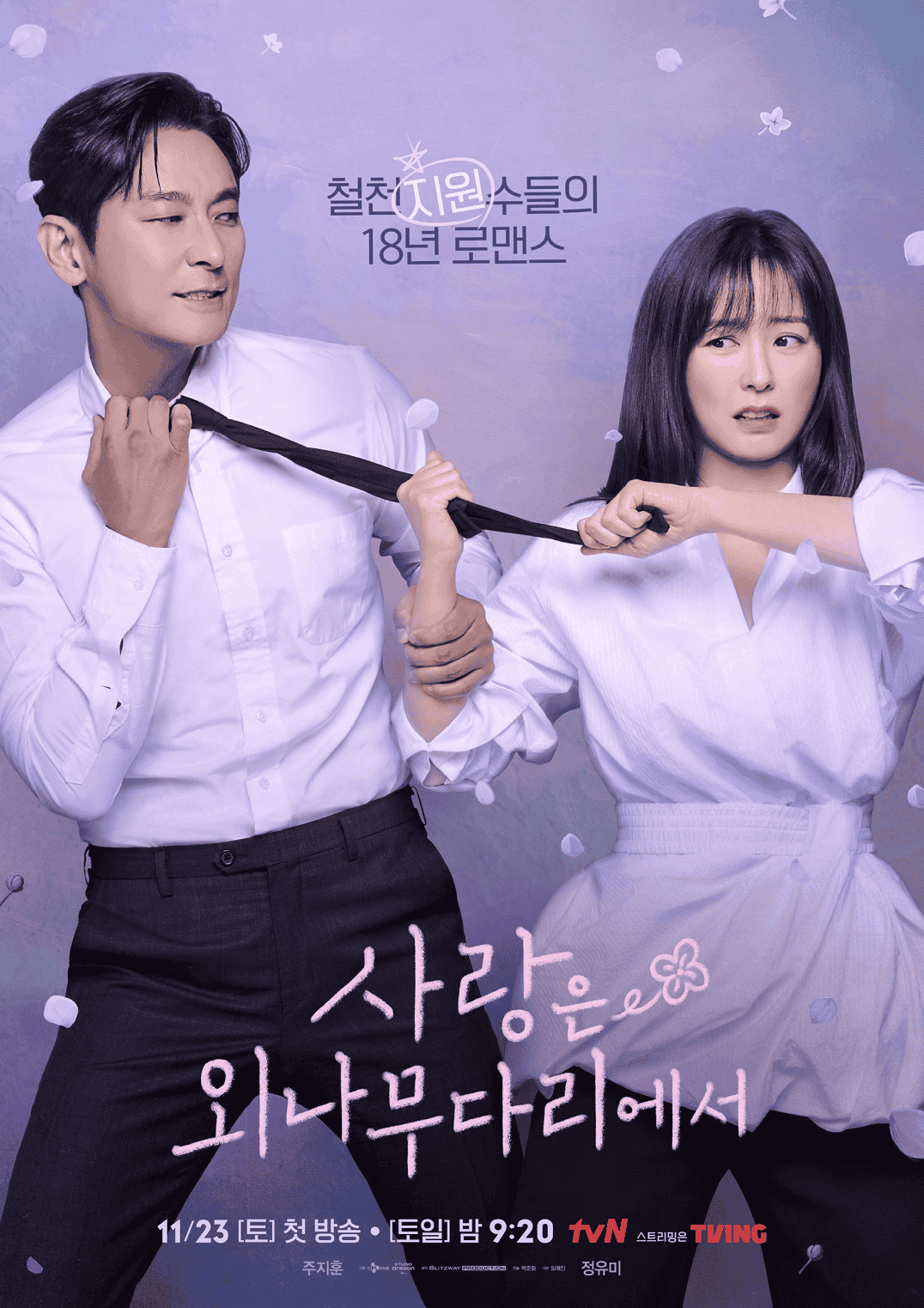 사랑은 외나무 다리에서 포스터.