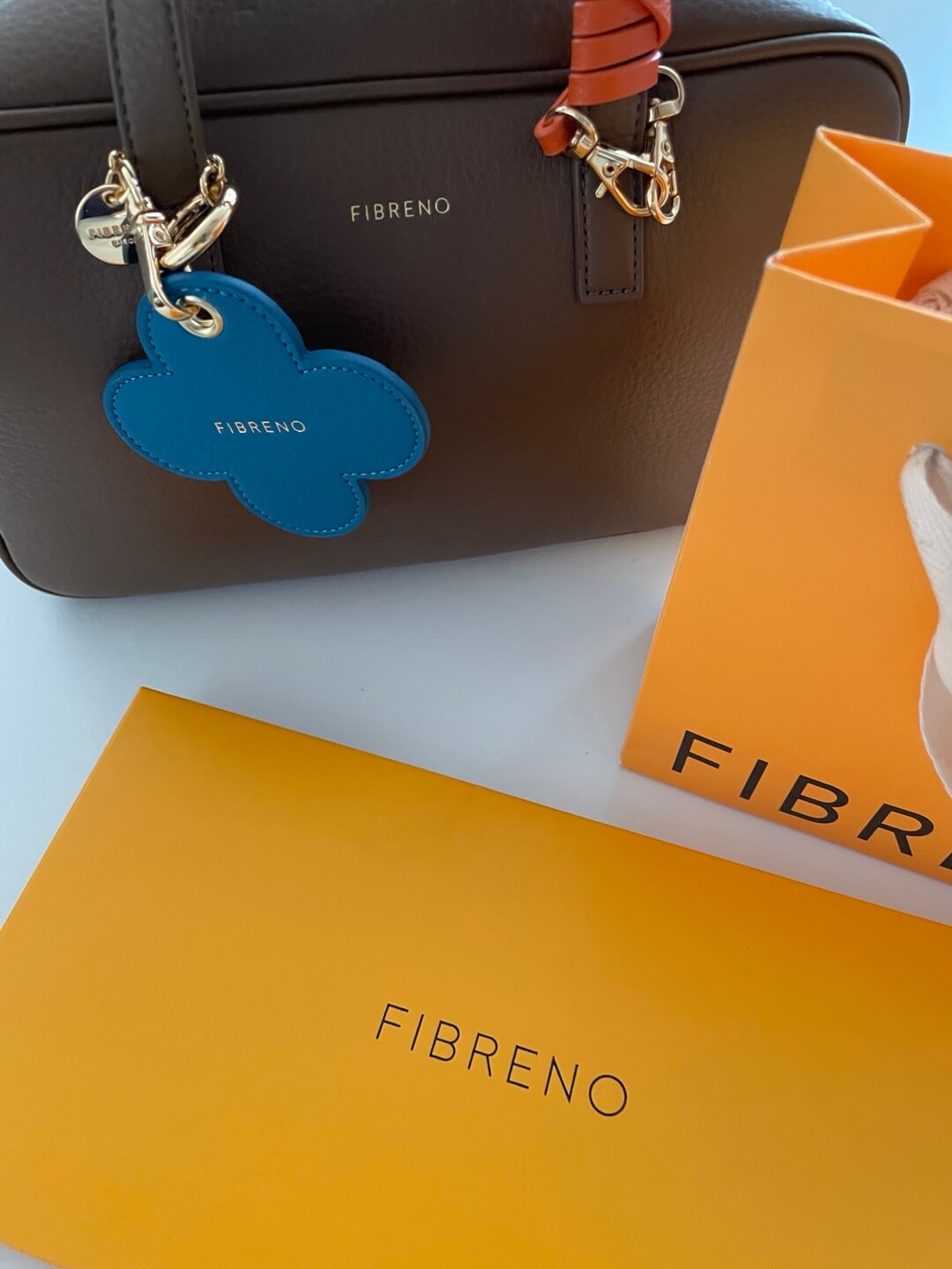 피브레노 내돈내산 바게트미니백, 클로버키링, 페투치니스트랩 가꾸템