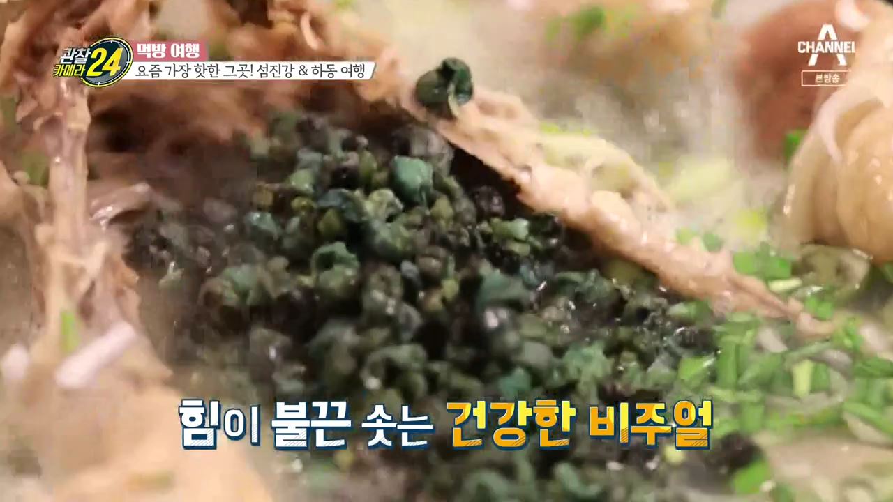 관찰카메라24 먹방여행 경남 하동 아시아 최장 짚라인 재첩 파스타 피자 맛집 전남 곡성 섬진강 다슬기 닭백숙