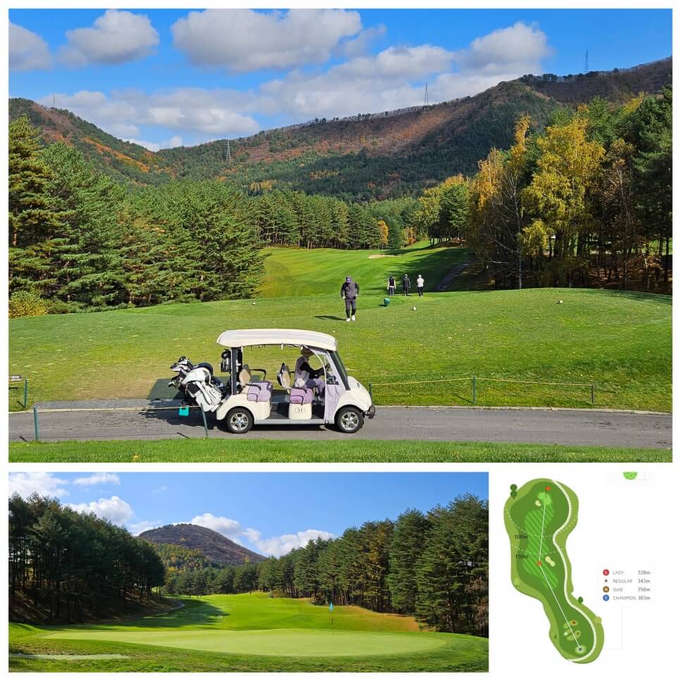 골프장 경험담 모나용평cc 해발 780m 청정 지역의 골프장 용평 리조트