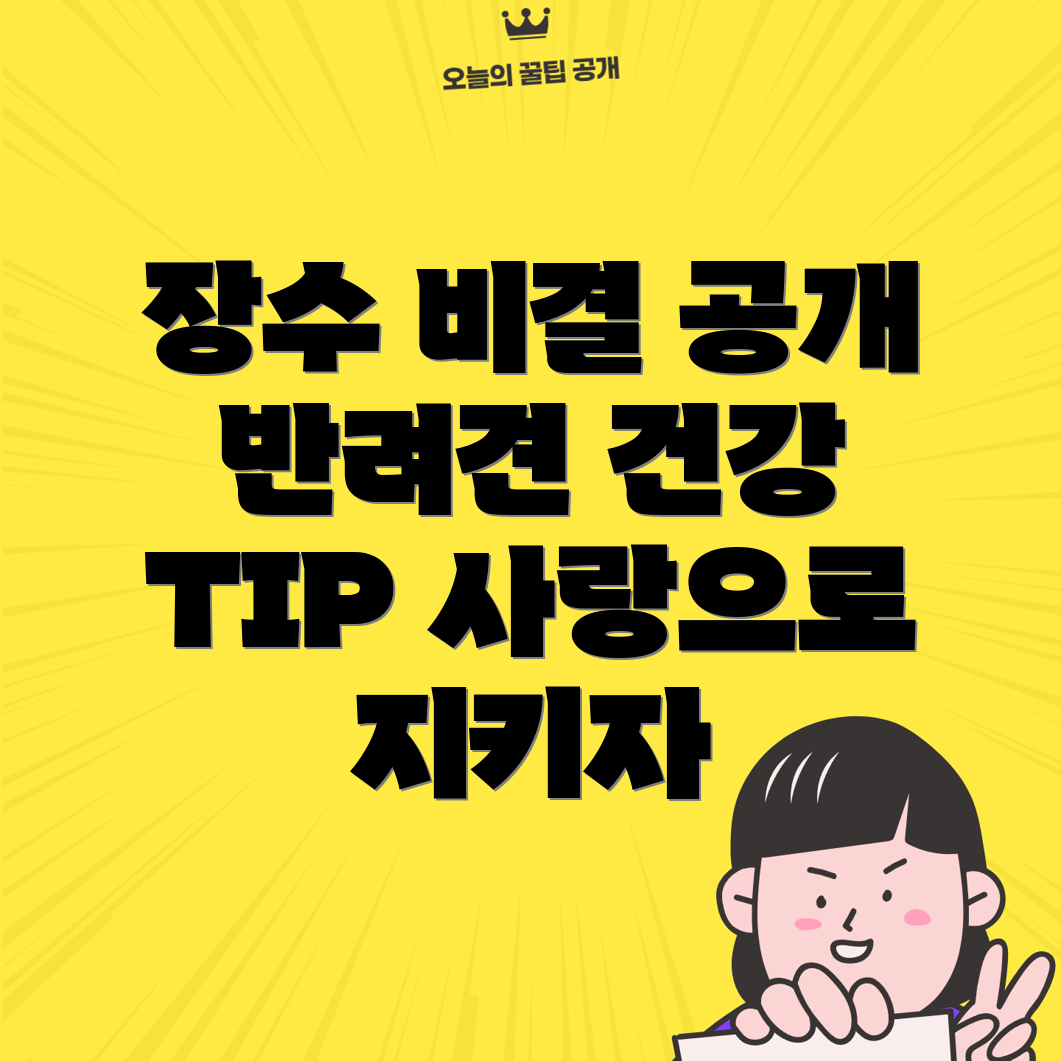 반려견 장수