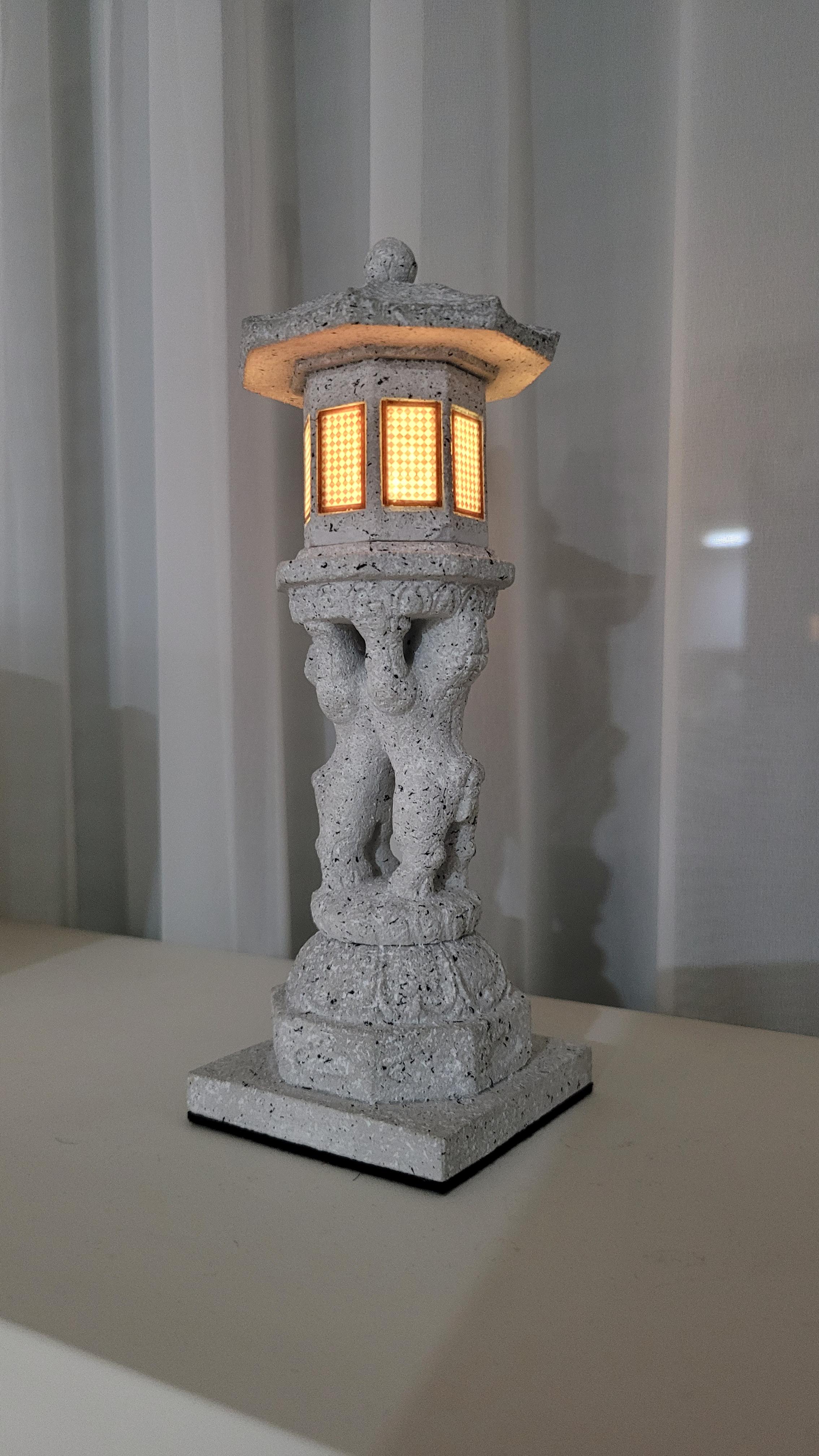 광양 중흥산성 쌍사자 석등