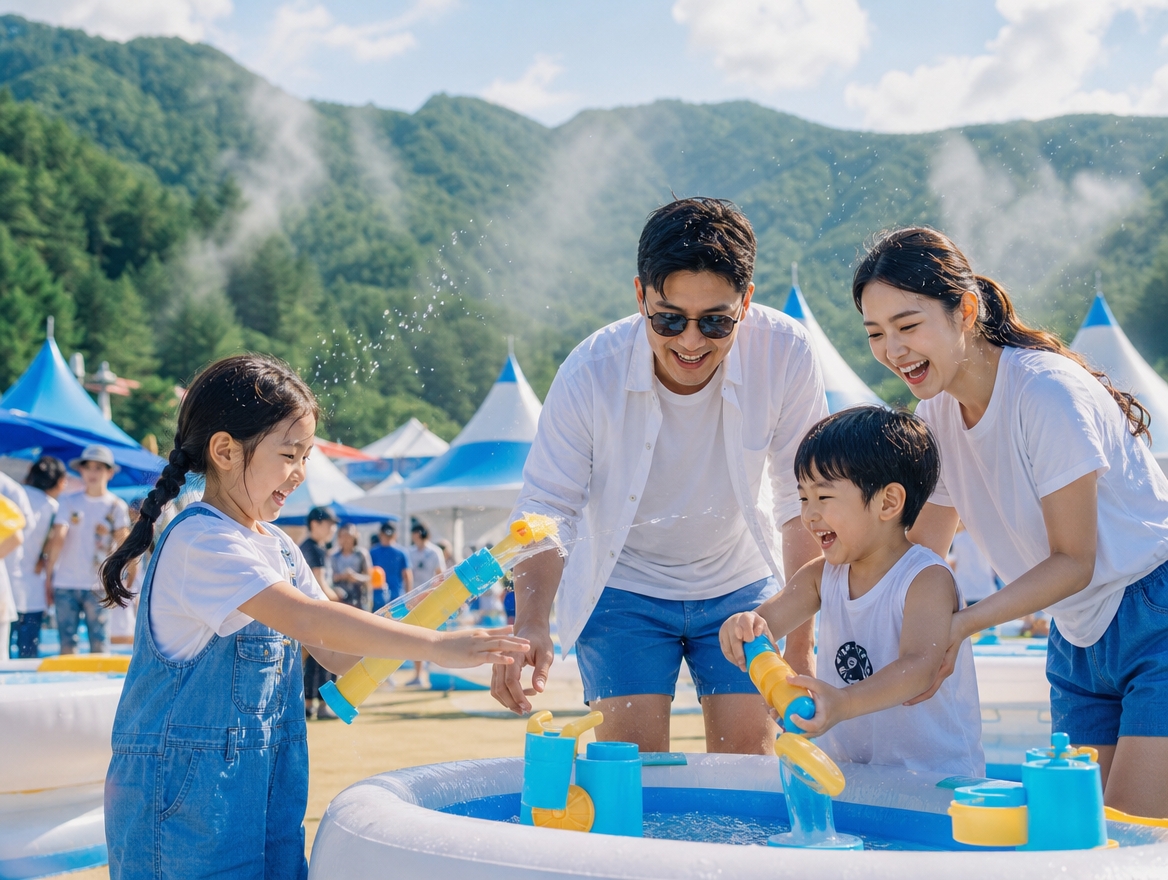 축제장 먹거리와 편의시설
