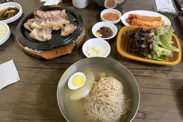 생생정보 전설의 맛 평양냉면 &amp; 돼지고기 수육 음식점 위치