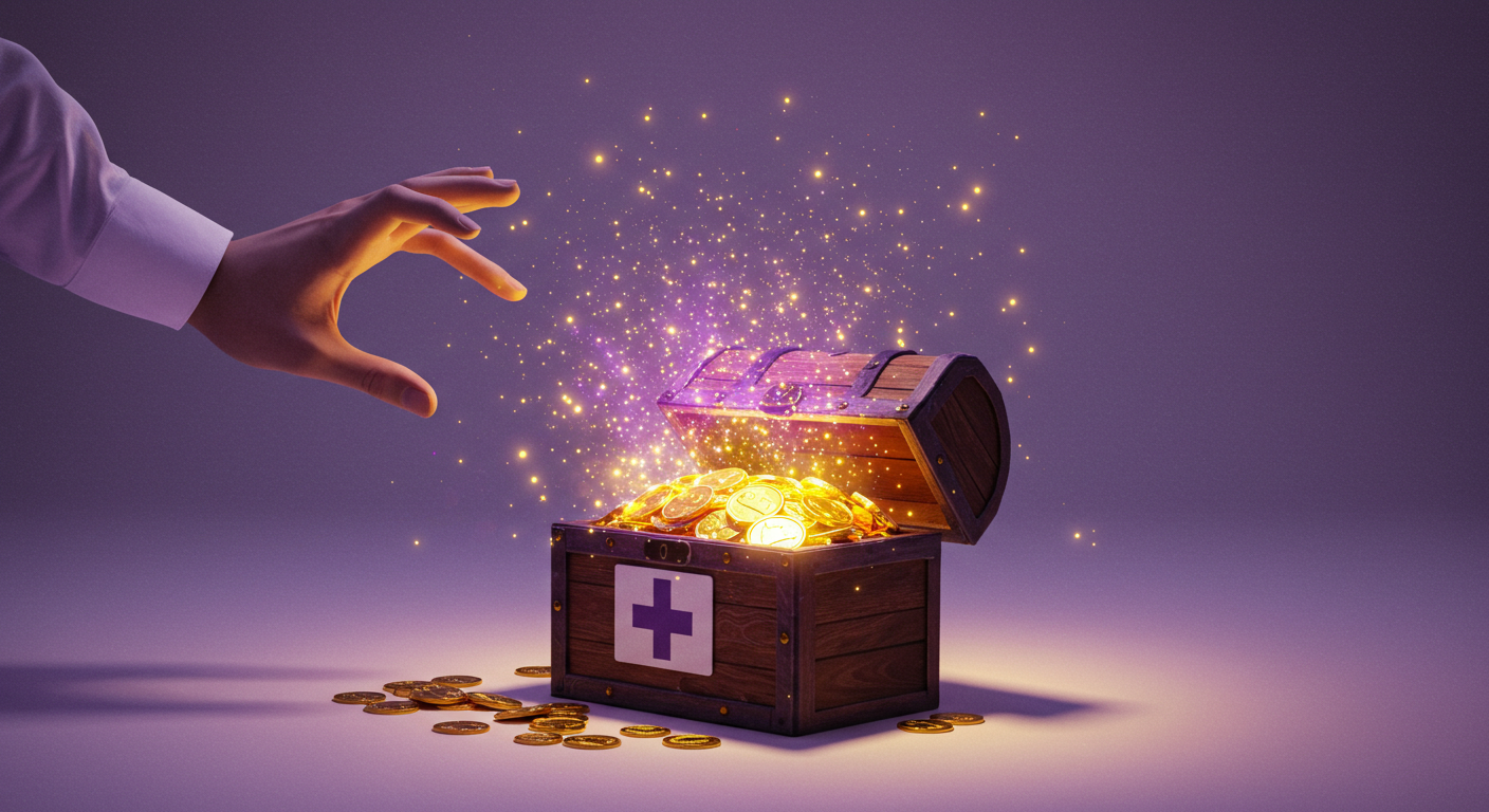 의료비환급이황금처럼보이는이미지