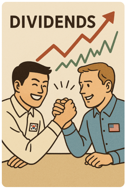 한국 vs 미국 배당주 수익 비교