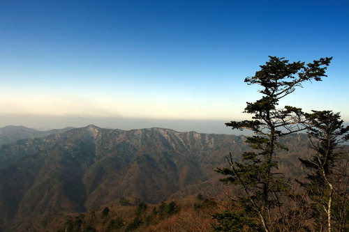 백덕산 등산코스 지도