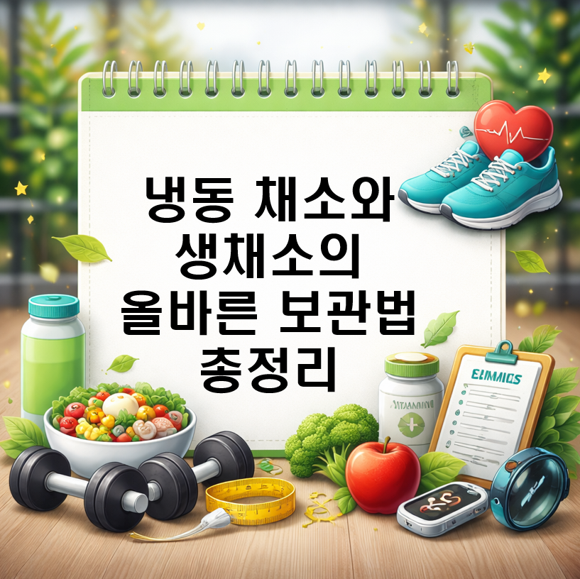 냉동 채소와 생채소의 올바른 보관법 총정리