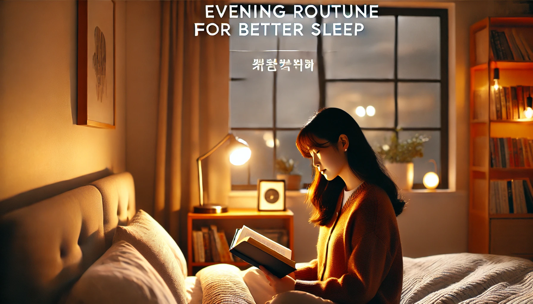숙면을 위한 저녁 루틴