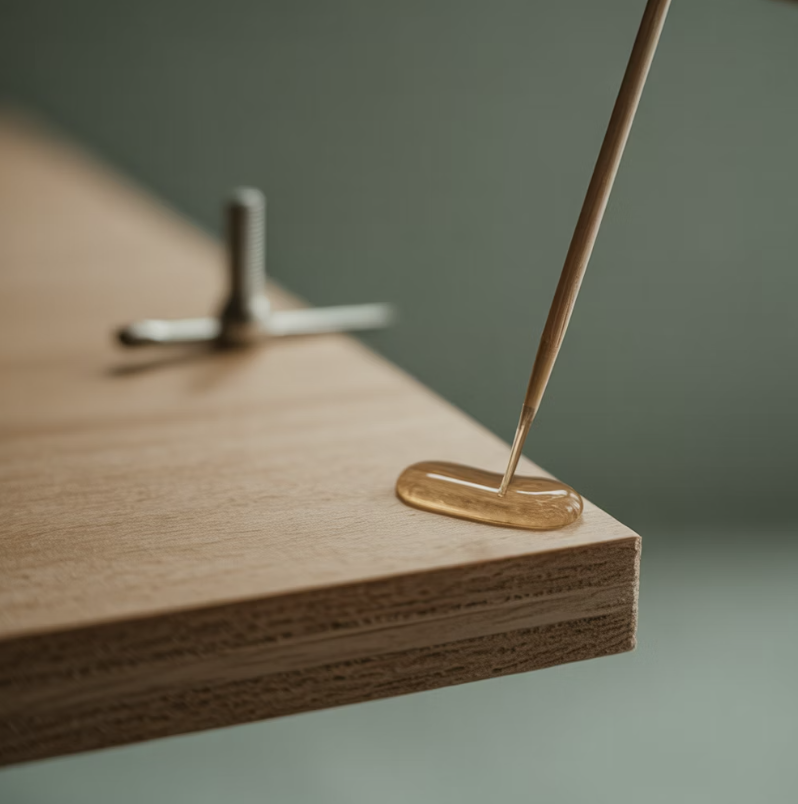 본드 떡칠은 금물! '목공용 풀' 활용법