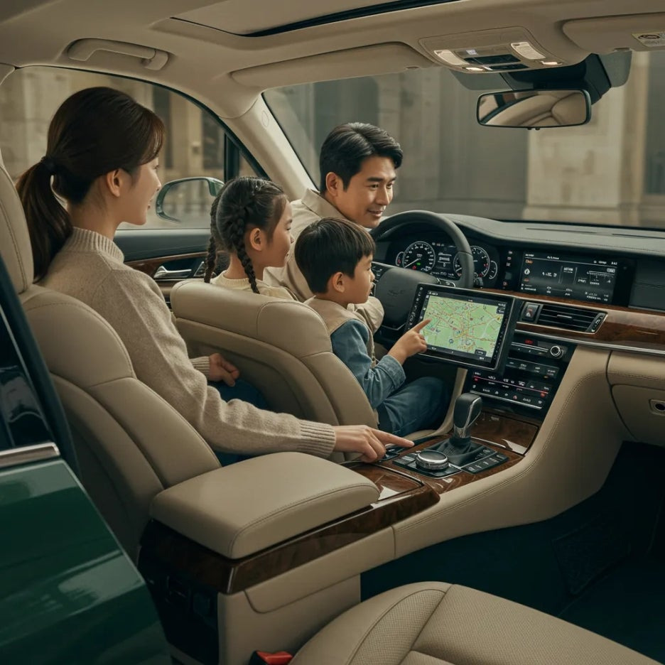 K8의 매력적인 실내 공간과 프리미엄 편의 기능