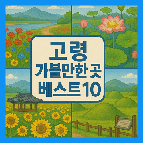 고령 가볼만한곳 베스트10