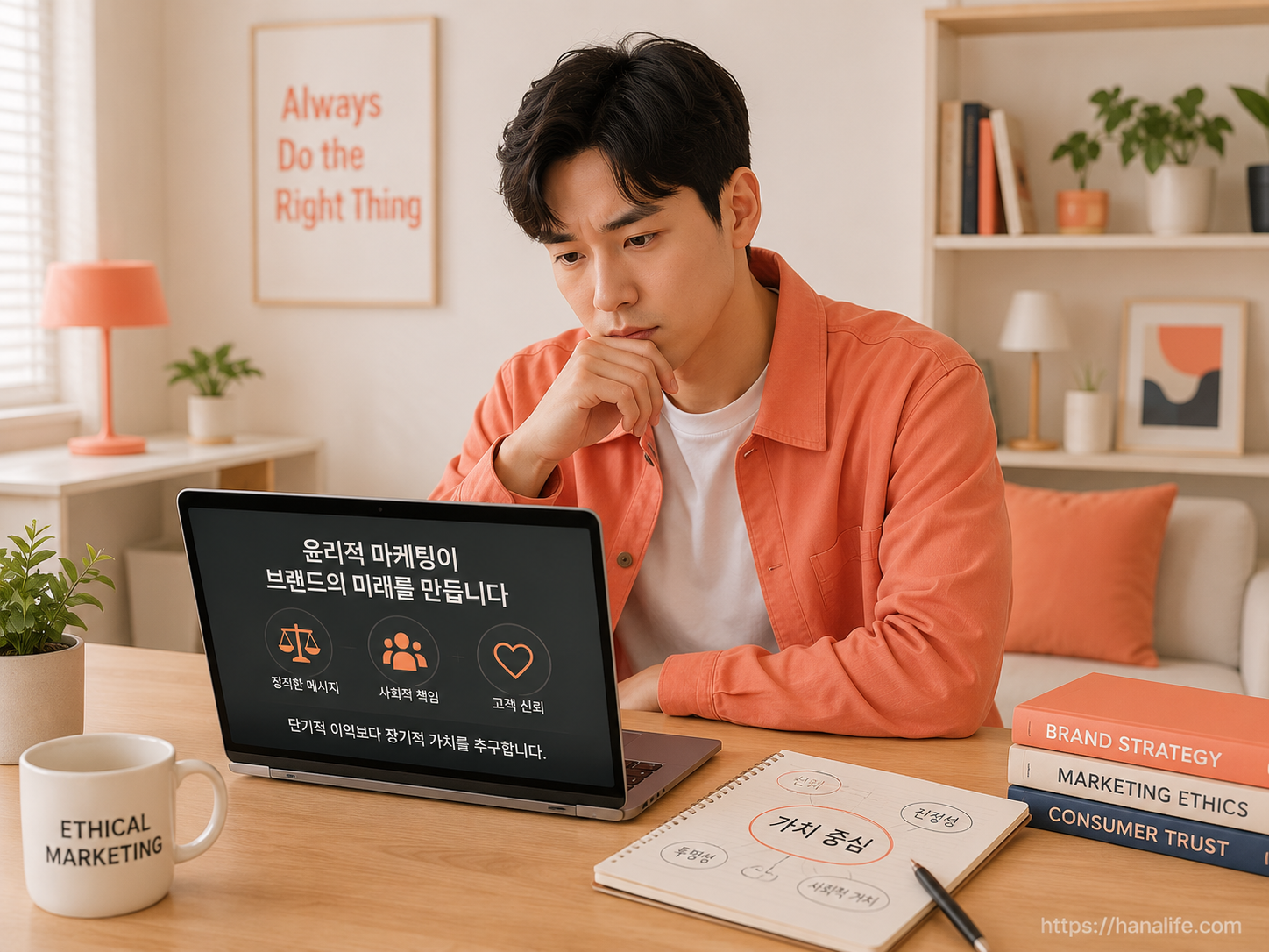 대중문화 속에 투영되어야 할 올바른 역사적 감수성과 사회적 책임감의 균형을 표현한 일러스트 라이프스타일 사진