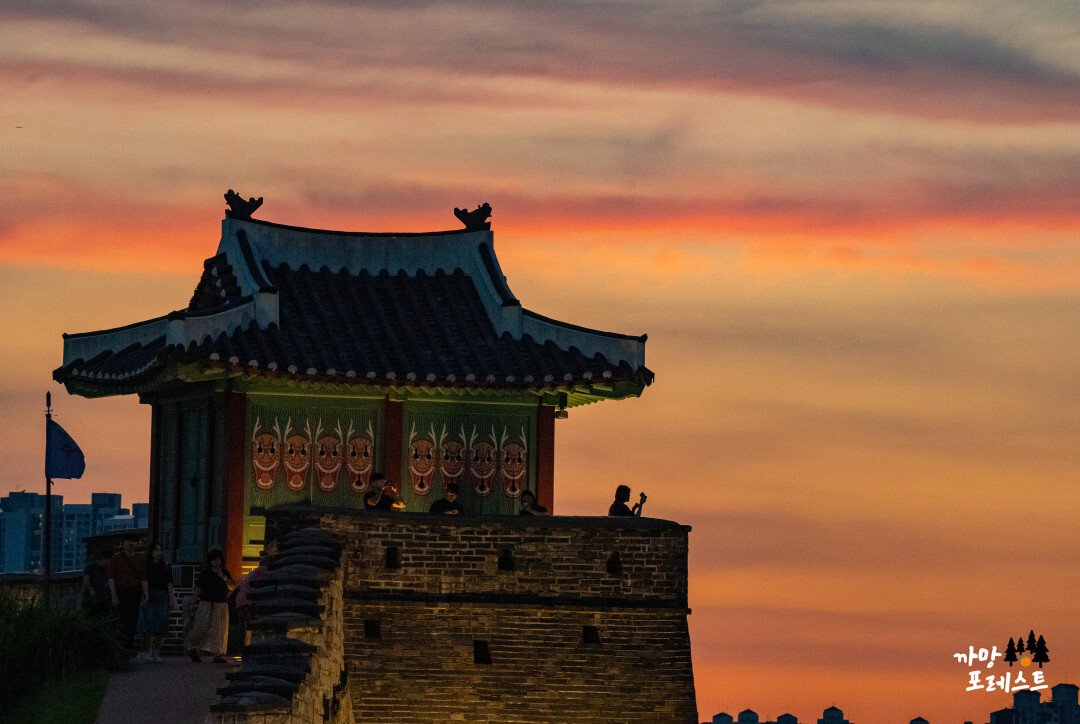 수원 동북포루 일몰