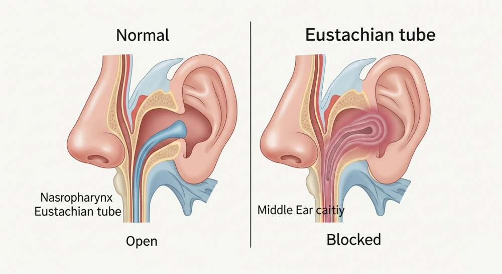 한쪽귀가 먹먹한 증상