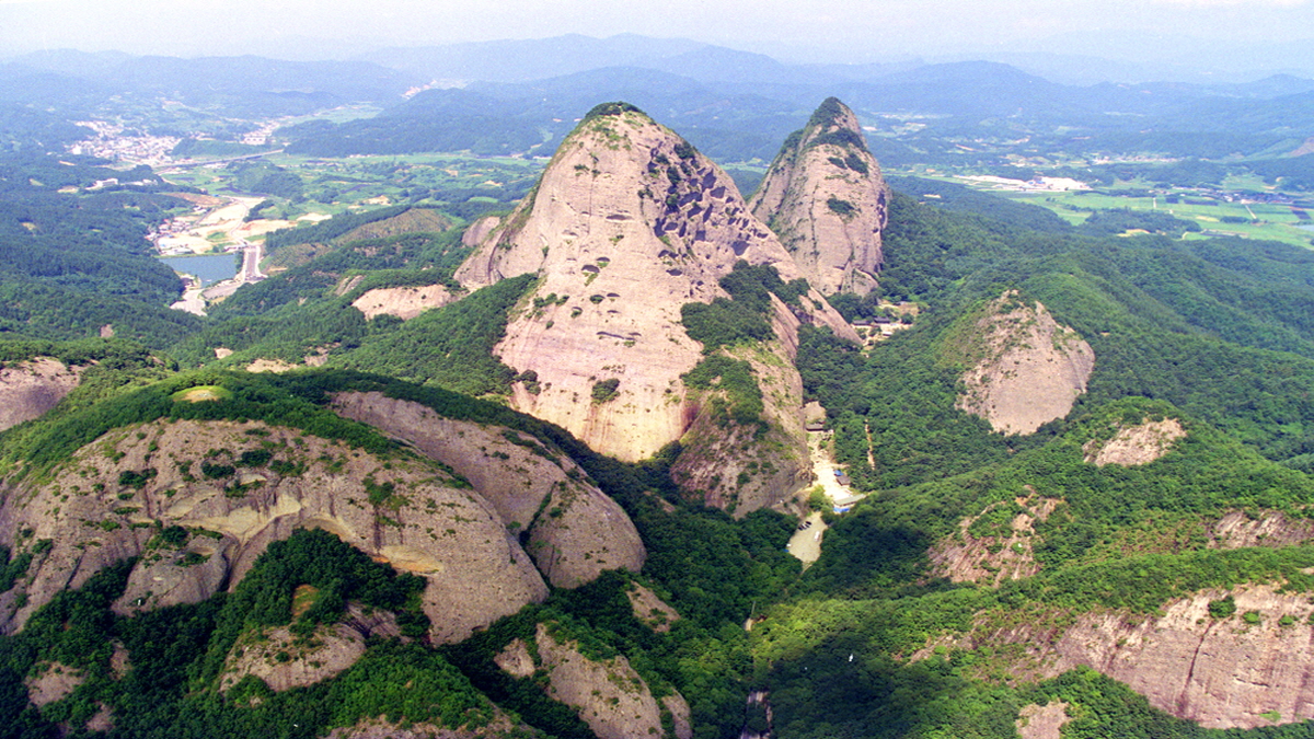 마이산 풍경