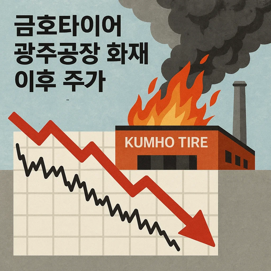 금호타이어 광주공장 화재 이후 주가 전망 (금호 계열사 영향, 재무상태, 투자전략)