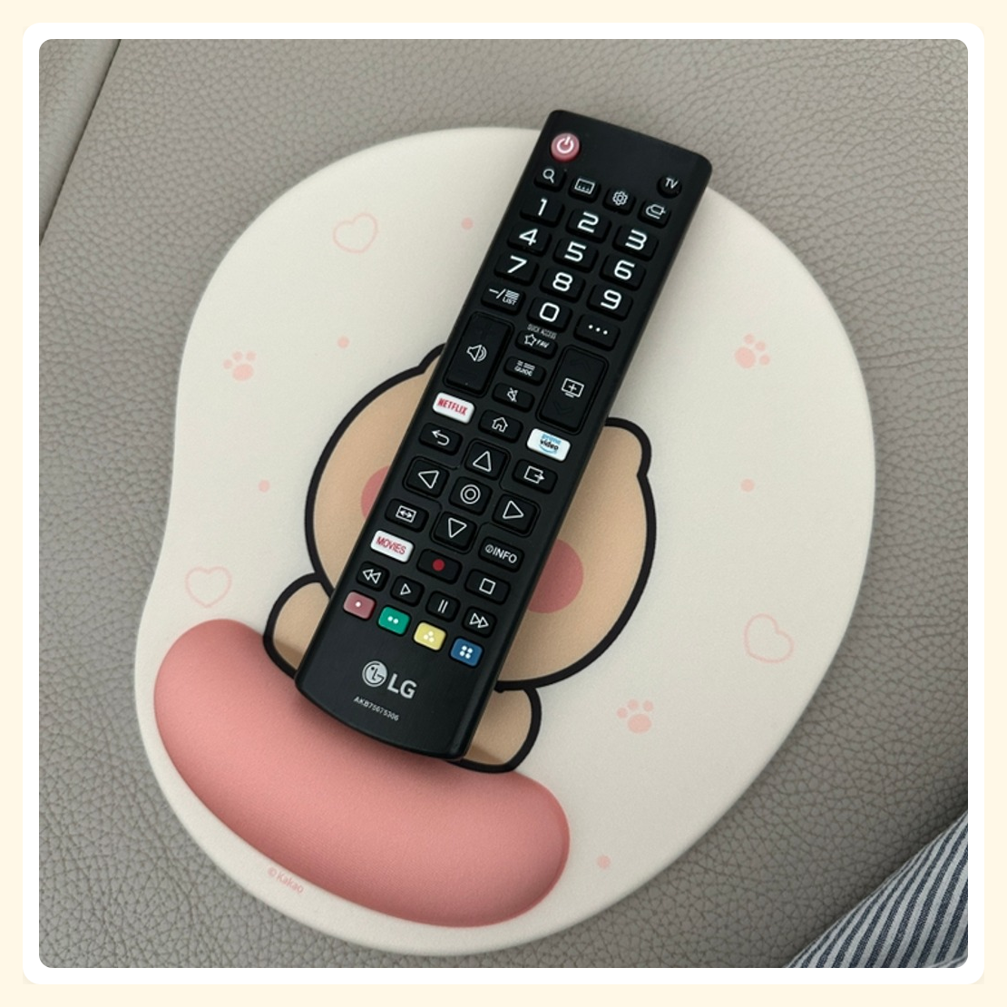 카카오프렌즈 쿠션 마우스 패드