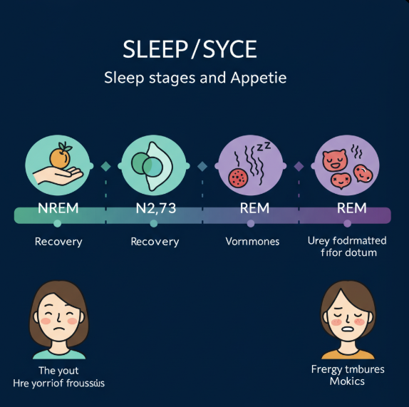 수면 단계별 영향과 식욕