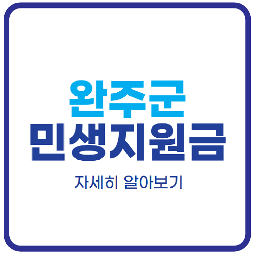 완주-민생지원금