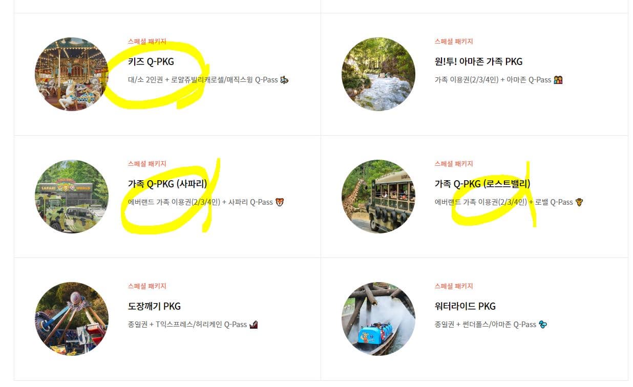 에버랜드 큐패스 _ 스마트 예약