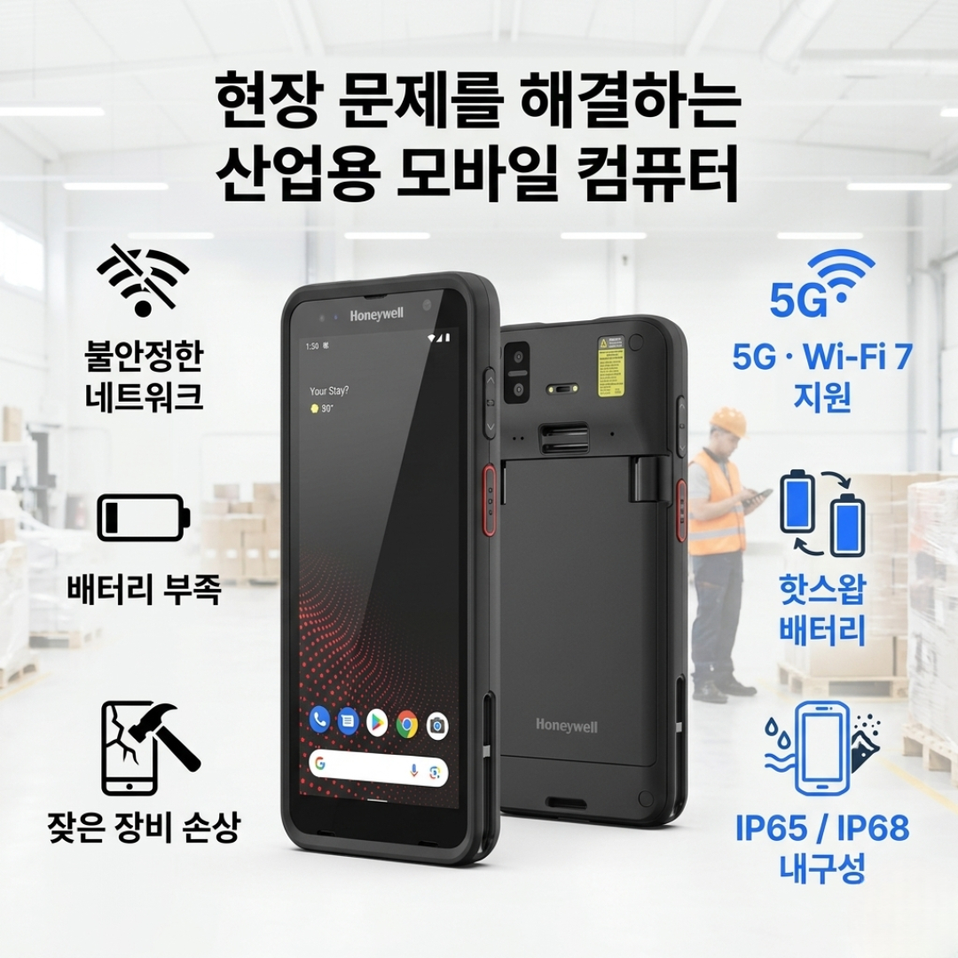 하니웰 CT70, CT70, 산업용PDA, 모바일컴퓨터, 핸드헬드단말기, 물류PDA, 바코드스캐너, 리테일PDA, 업무용PDA, 재고관리시스템, 산업용스캐너, 안드로이드PDA