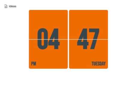 노션-디지털-레트로-시계