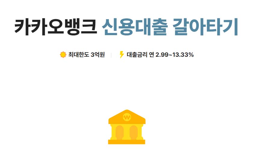 카카오뱅크 대환대출