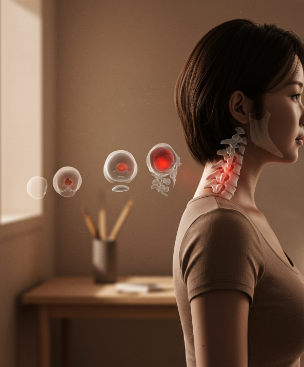 목디스크 단계별 증상 1 : 목통증, 신경근 압박