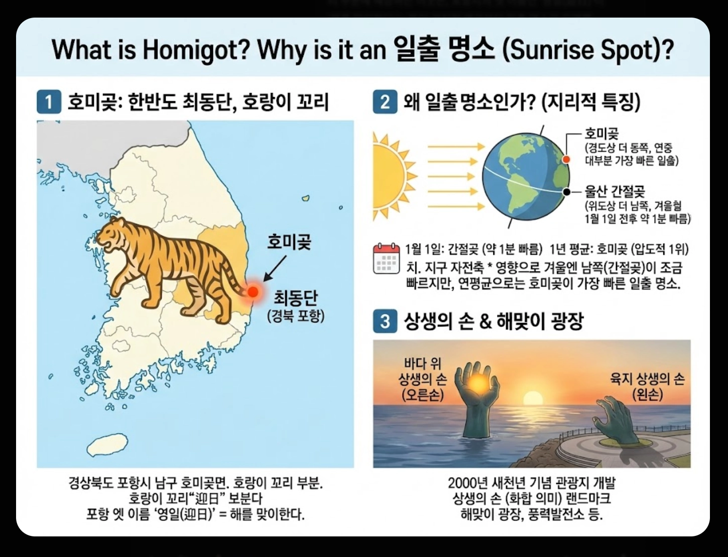 호미곶 일출 시간 2026 새해맞이 완벽 가이드