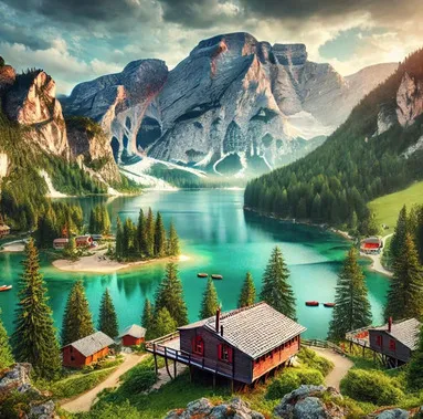 관광지의 멋진 자연풍경