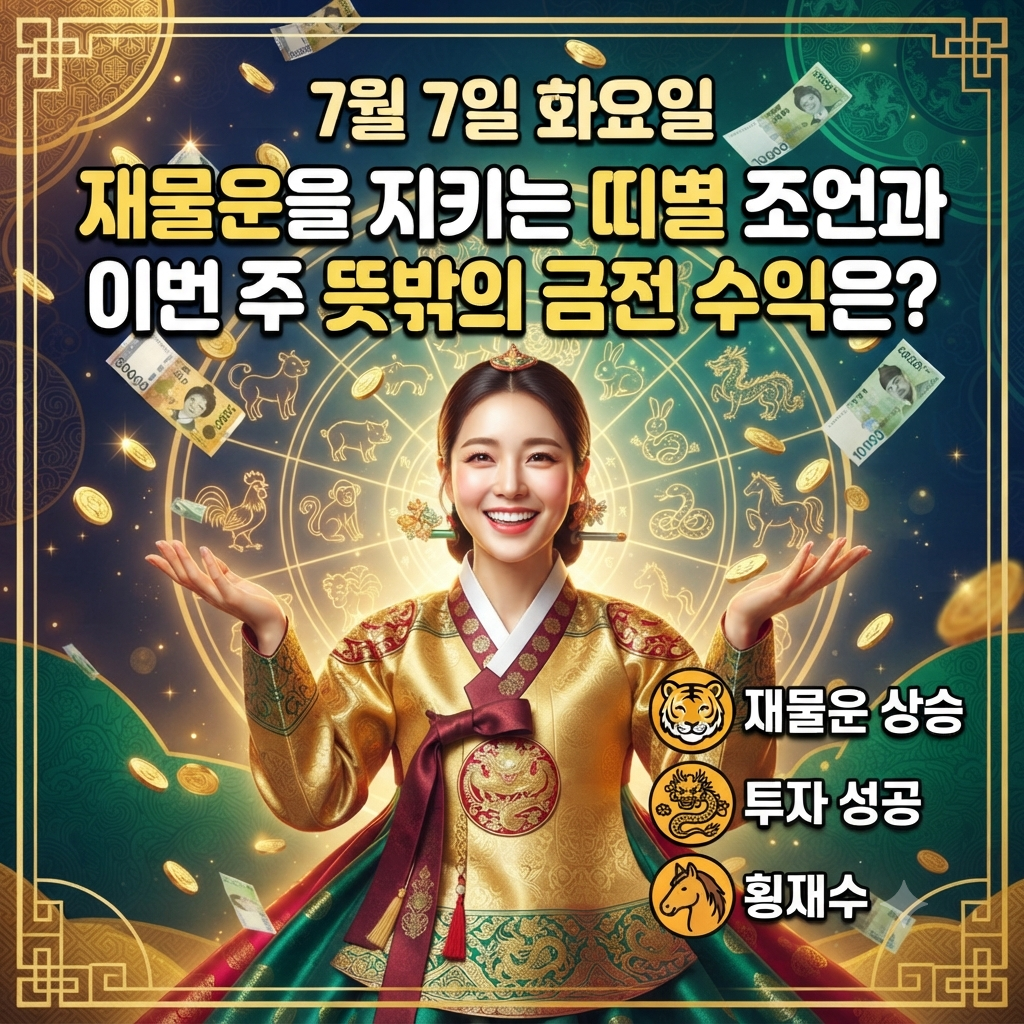 7월7일 오늘의 운세