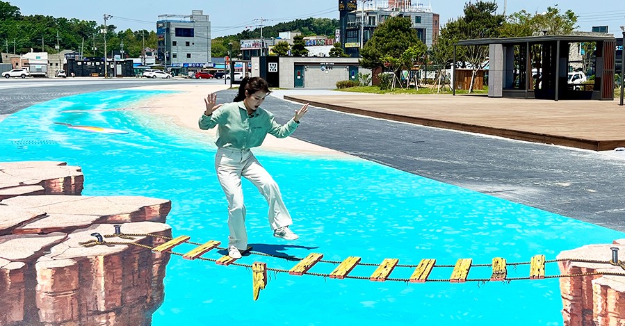 남당항대하축제-트릭아트존